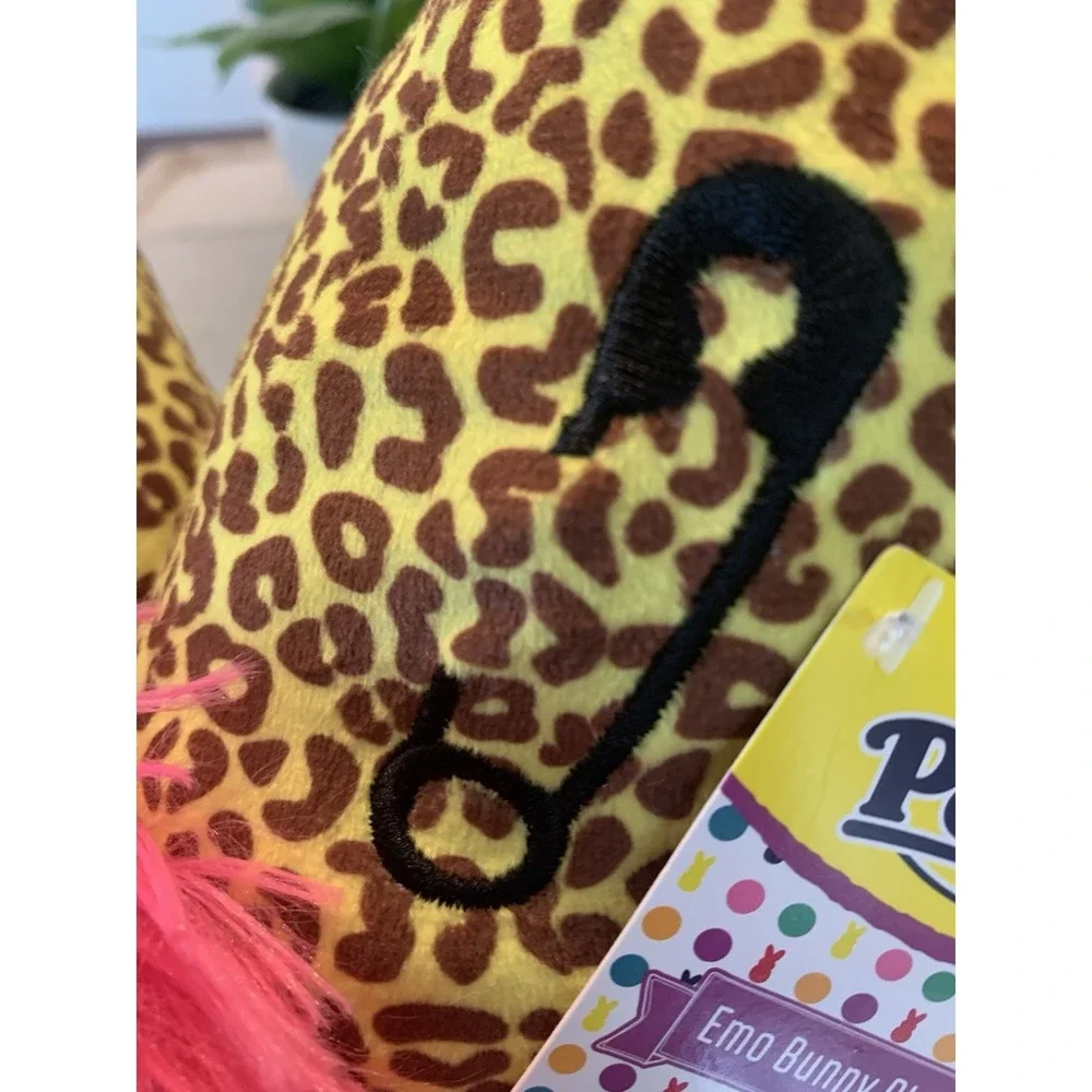 Peeps EMO Punk Rock Bunny Yellow Hot Pink Cheetah Leopard Print 16